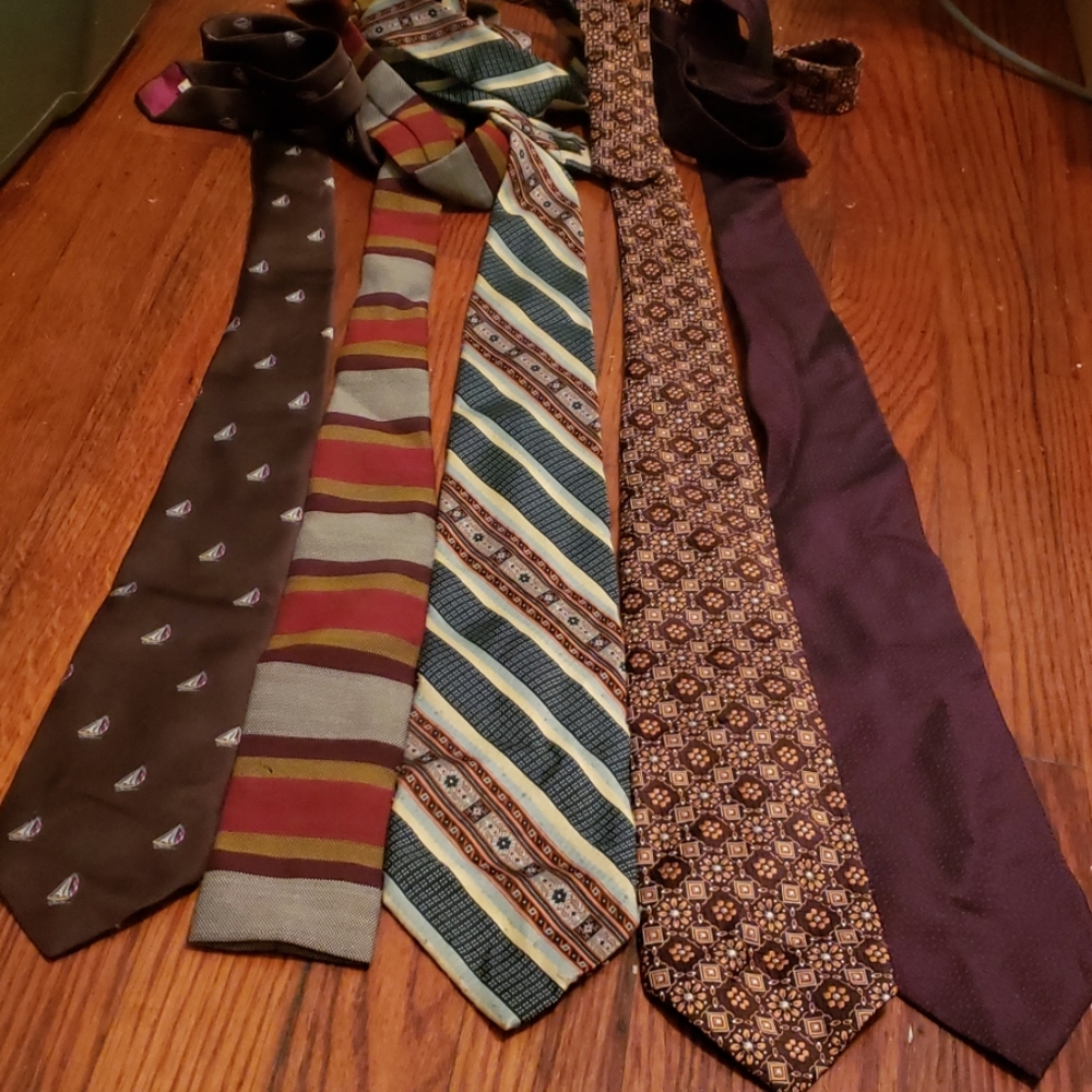 Five Vintage Ties